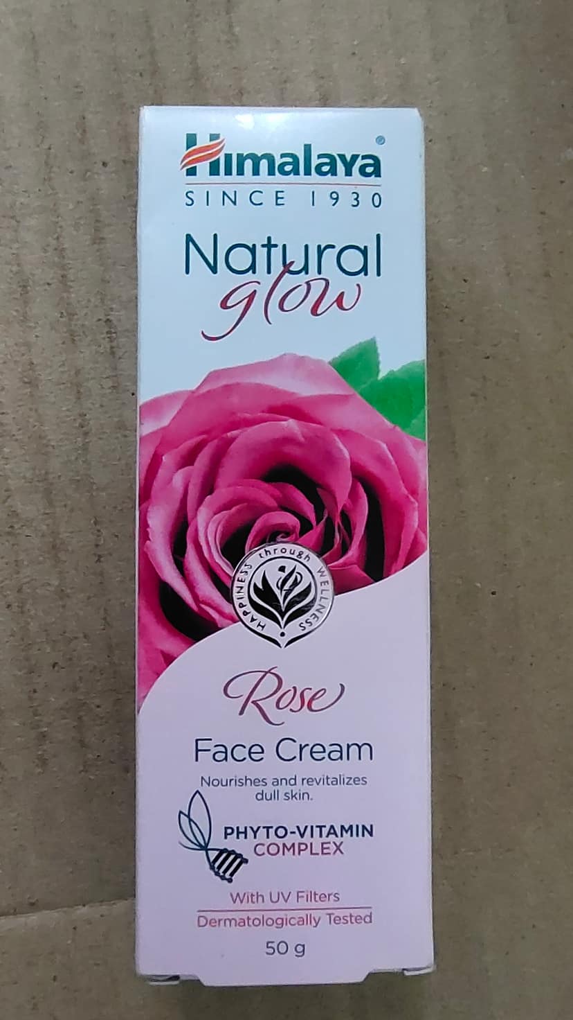 Himalaya natural glow rose face cream