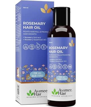 Avimee Herbal Rosemary Hair Oil, Strengthens Roots Prevents Dandruff Boosts Growth, 100 ml (Pack of 1)