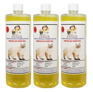 Swacch Shampoo Specially Formulated for American Bobtail (1 Litre) (Pack of 3) Lemon