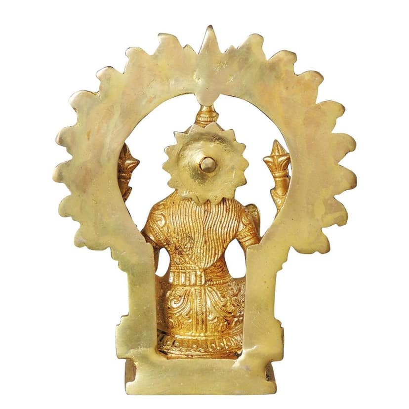 Brass Showpiece Laxmi Ji God Idol Statue (BSMAS1037 L) view 3