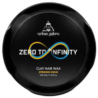 UrbanGabru Clay Hair Wax For Men: Zero to Infinity (100 gm) | Strong Hold Matte Finish | Natural Hair Styling Wax | All Hair Types | No Greasy Residue | Multiple Hairstyles UrbanGabru Clay Hair Wax For Men: Zero to Infinity (100 gm) | Strong Hold Matte F