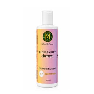 Maanvira Botanics Keshamrit Champi Hair Oil | Herbal Hair Oil with 15+ Herbs - 100ML