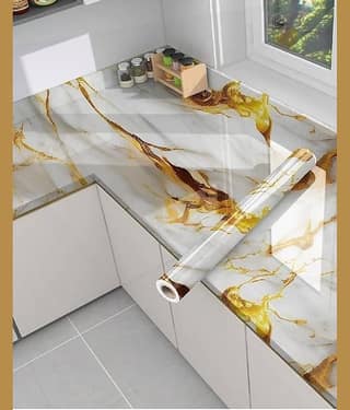 Theos Abstract Wallpaper ( 60 x 200 ) cm ( Pack of 1 )