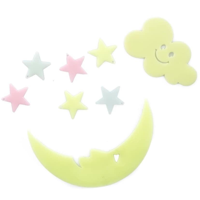 Glow In The Dark - Smiling Cloud & Smiling Moon view 2