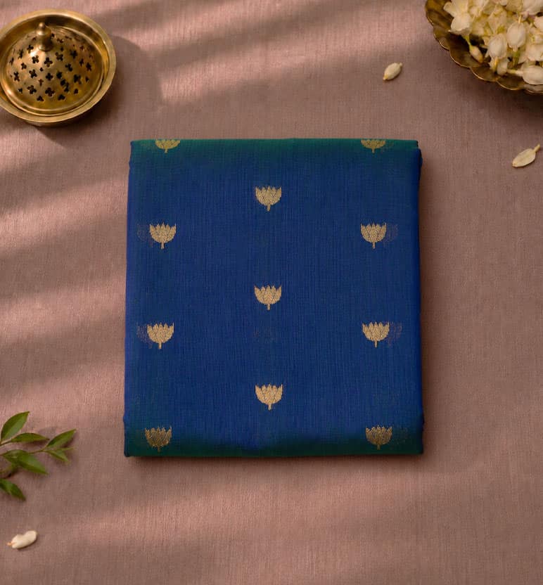Handloom Chanderi Silk By Cotton Saree