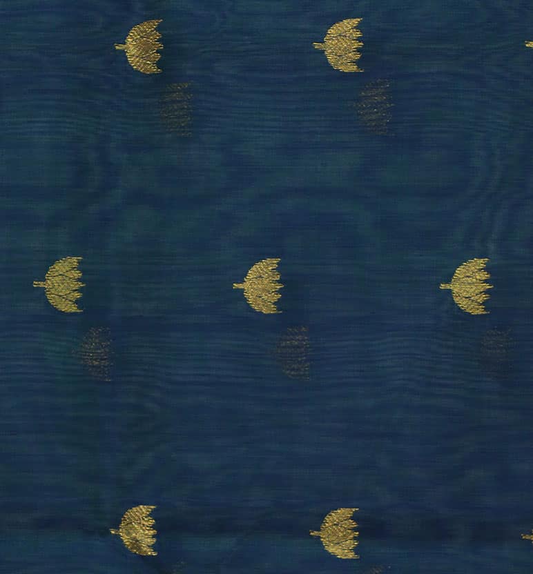 Handloom Chanderi Silk By Cotton Saree view 5