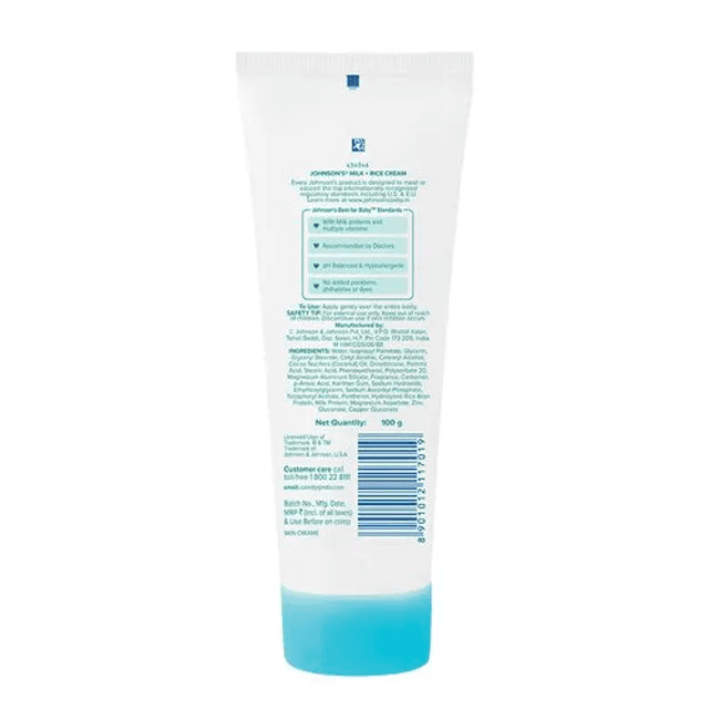 Johnson's Baby Milk Cream 100 Gms view 2