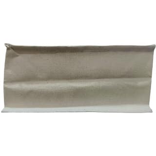 Multi colour jute bag for women and men lunch bag with zip and handle(pack of 3) Waterproof Multipurpose Bag (White, 8.5 view 2