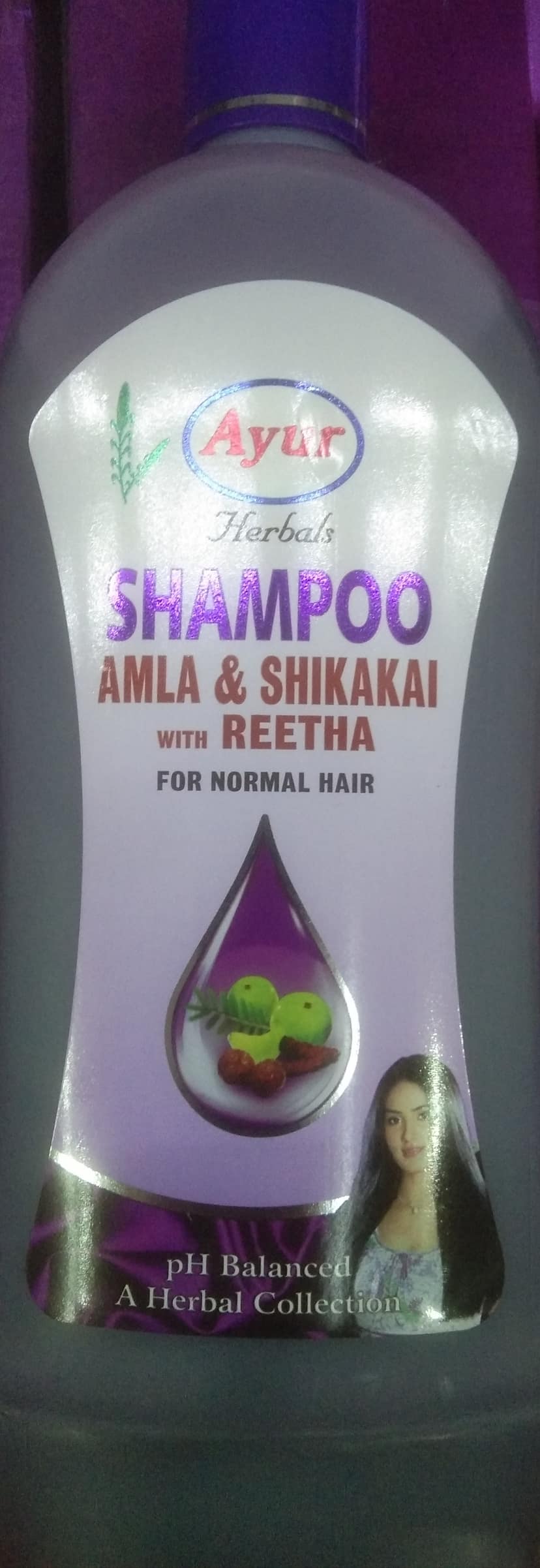 Ayur shampoo amla & shi kaka I 1 ltr