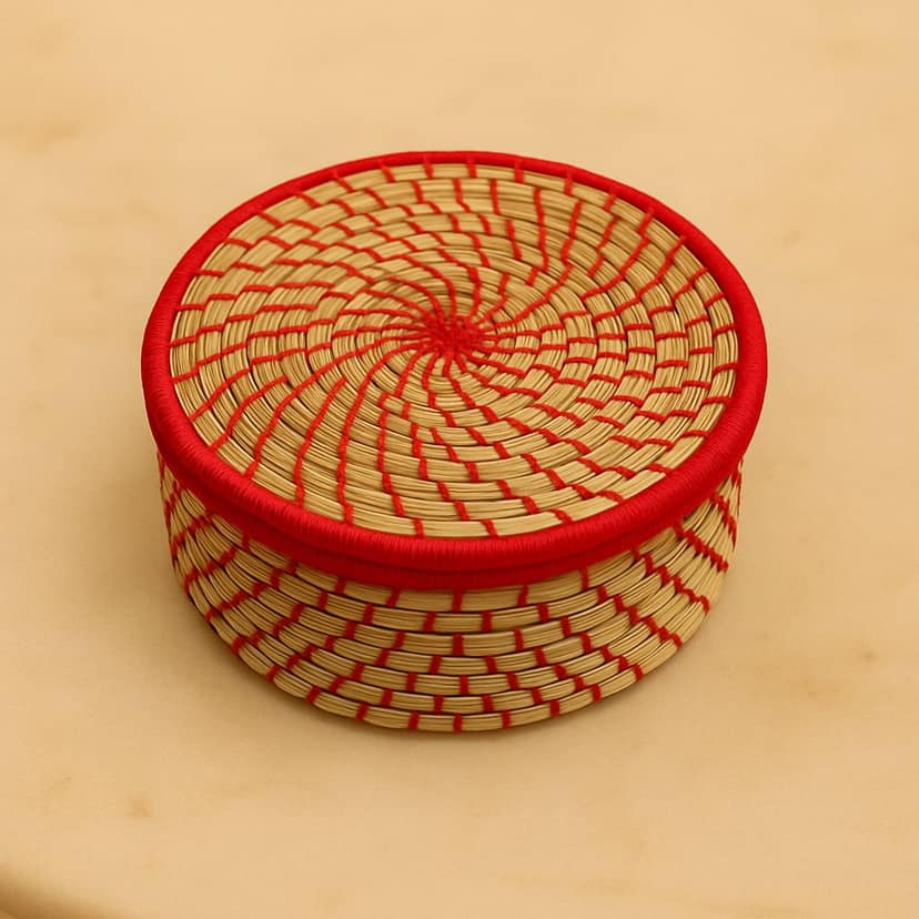 Multipurpose Versatile Storage Box – Handcrafted in Sabai Grass