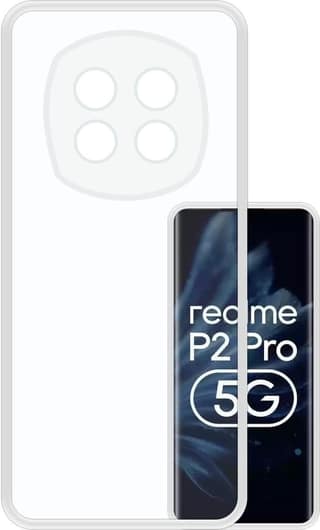 PLUGTECH TPU Ultra Hybrid Clear Camera Protection Back Cover Case for Realme P2 Pro