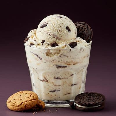 Frosty Cookies Cream Ice Cream
