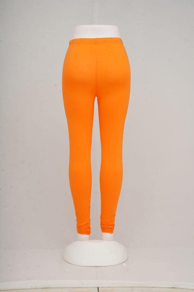 Women Orange Leggings view 3