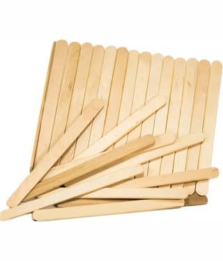 5.5 inch Wooden Ice Cream Sticks- Ice Cream Sticks for Kids, Popsicle Sticks for DIY Crafts, Hobby Crafts, Project Work, Scrapbooking, (Pack of 250 Pcs)