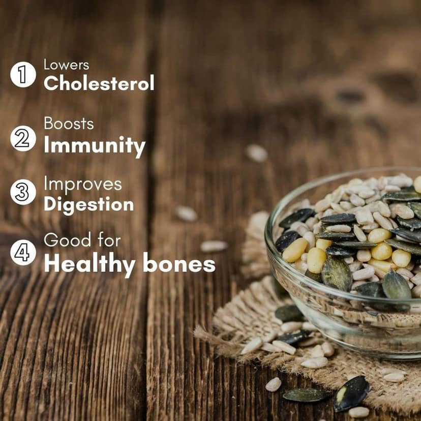 Mix Seeds- Flax seeds, Pumpkin seeds, Sunflower seeds view 2