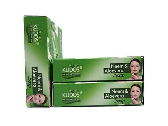 Kudos Best of Natural Ingredients, Antiseptic and Moisturising Bathing Soap with Aloe Vera, Neem, For Smooth, Soft & Nourished Skin (75gm) view 7