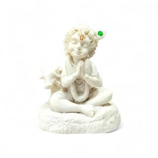 Nirmal Swaran Handcrafted Bal Krishna ji Cow l Decorative Showpiece Decoration Car Dashboard