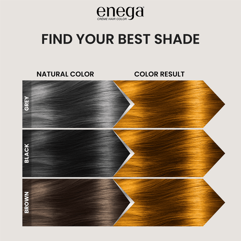 Enega Golden Blonde Hair Color Cream - 120ml | No Ammonia | With Argan Oil & Green Tea Extract | Nourishing & Long-Lasting view 7