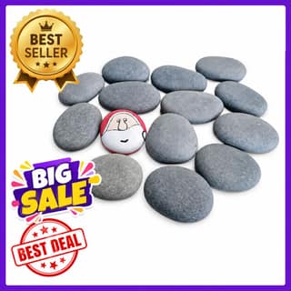 Flat stones for painting - Pack of 8