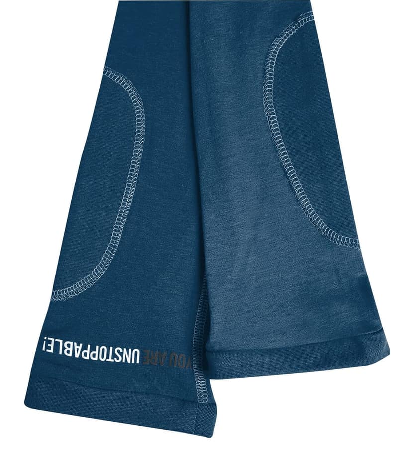 FREECULTR Unisex Breatheable Bamboo Cotton Antibacterial Arm Sleeves with in Built Glove (Sapphire Blue Pack 1) view 3