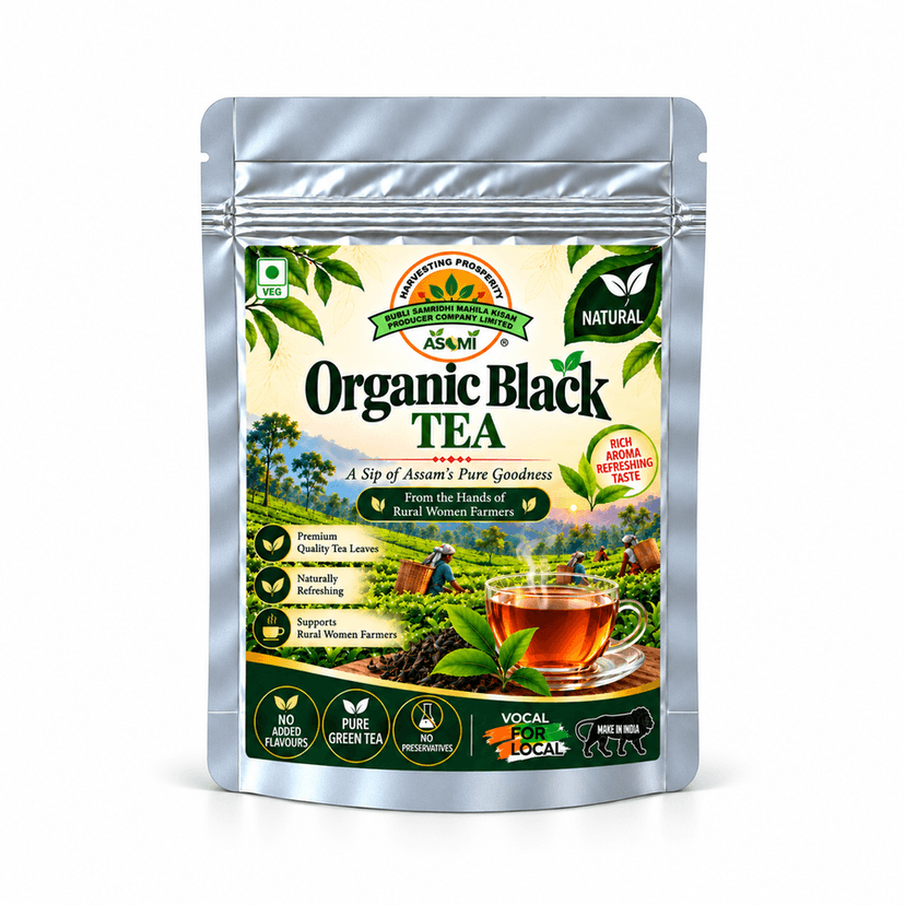Black Tea | Organic Tea from Assam - 50 gm - One pouch