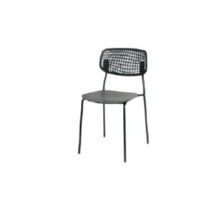 Espresso - Seat & Perforated Back In Single Peace Virgin Moulded PP With 16 Gaze of MS Pc In Wood Finish (CS-Ace)