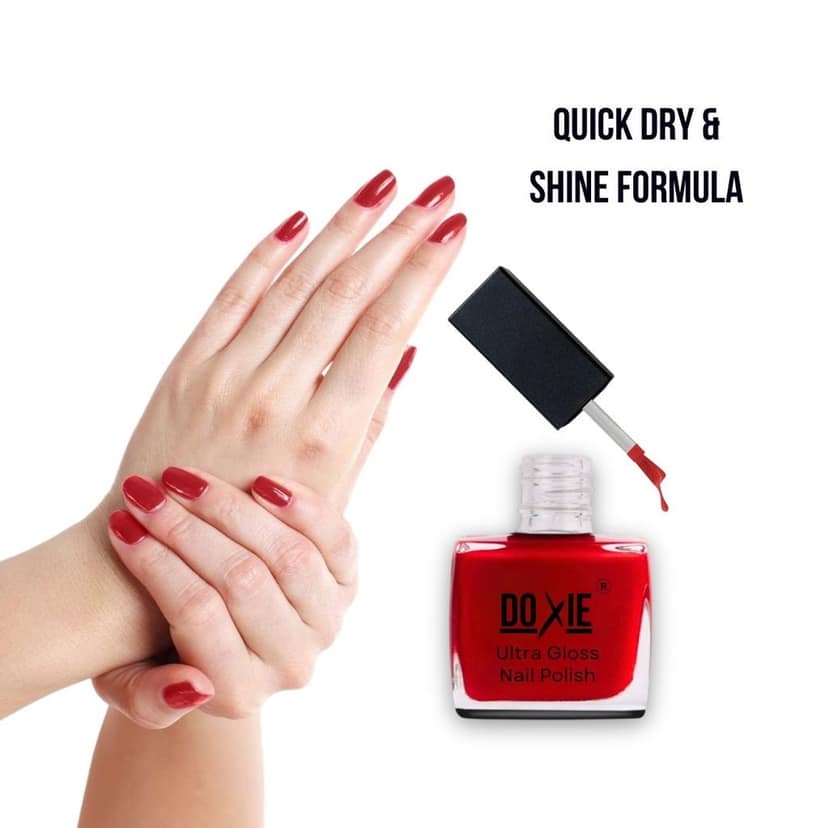 Doxie Nail Enamel-Salon-Perfect Finish|No UV Needed|Long-Lasting|High Pigment|Full-Coverage Color|For Girls/Women view 4