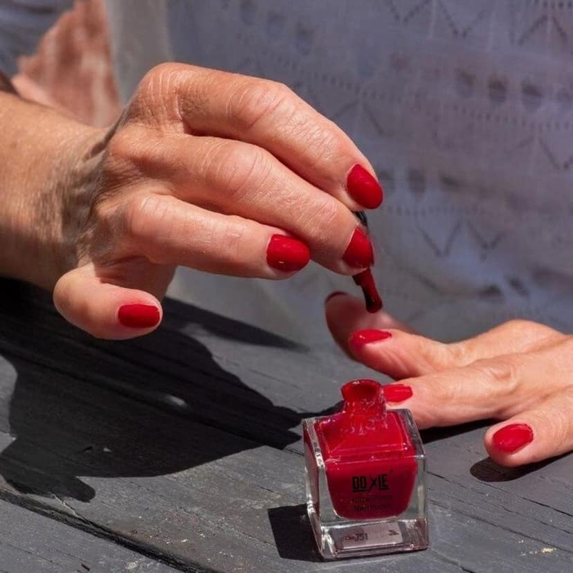 Doxie Nail Enamel-Salon-Perfect Finish|No UV Needed|Long-Lasting|High Pigment|Full-Coverage Color|For Girls/Women view 5