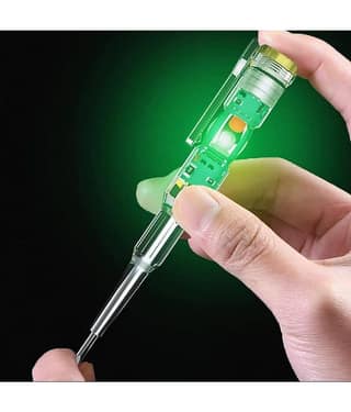 High-Brightness Intelligent Voltage Tester Pen - Multi-function LED Test Pen with Screwdriver for Electric Power Testing, Voltage Tester Detector