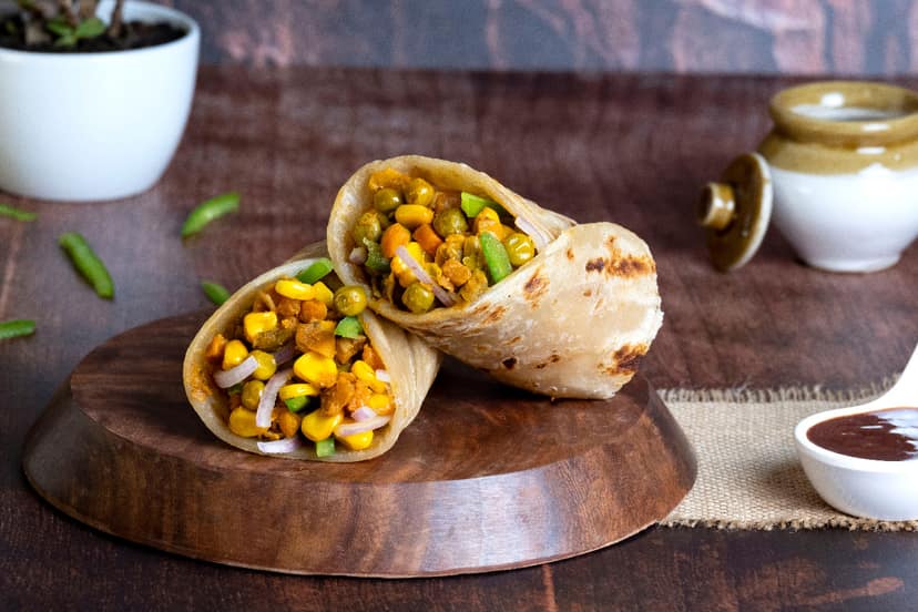 Mixed veg mini roll