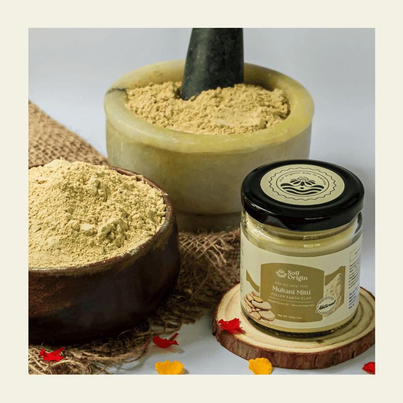 Multani Mitti Powder (Earth Fuller) - 100 Gm (pack of 2) view 5