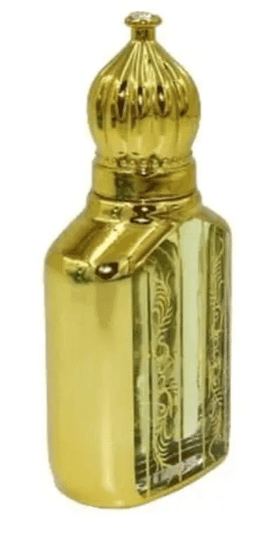 Mii Art Set of 2 Decorative 10ml Glass Fragrance Bottles with Gold Finish – Premium Empty Containers for Gifting view 4