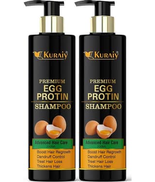 KURAIY EGGPROTEIN SHAMPOO FOR SMOOTH & SHINY HAIR 200ML PACK OF 2