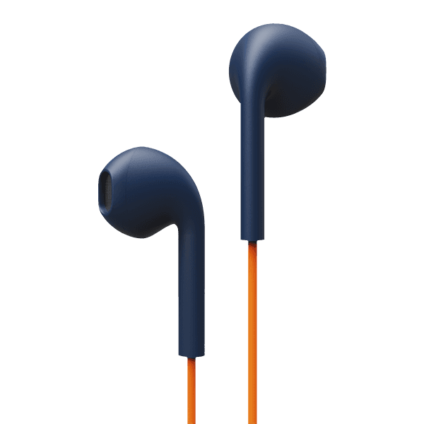 boAt Bassheads 105 | Wired Earphones with 13mm Driver, Passive Noise Cancellation, Super Extra Bass, Lightweight Design Blue