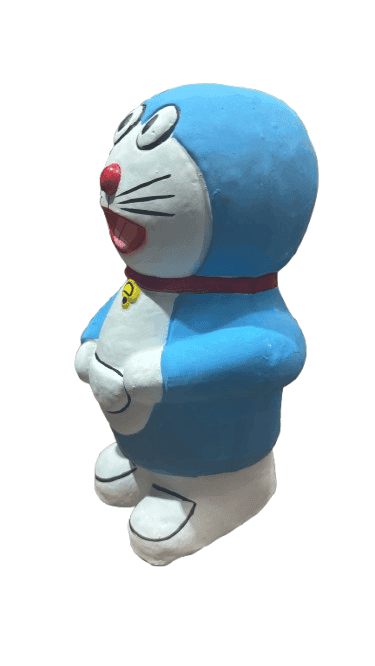 Piggy bank Clay - Doremon view 2