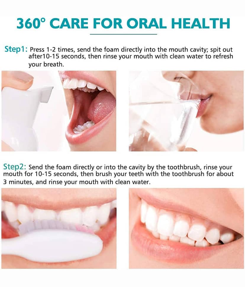 REGOLITH TEETH WHITENING FOAM Denture Oral Kit view 2