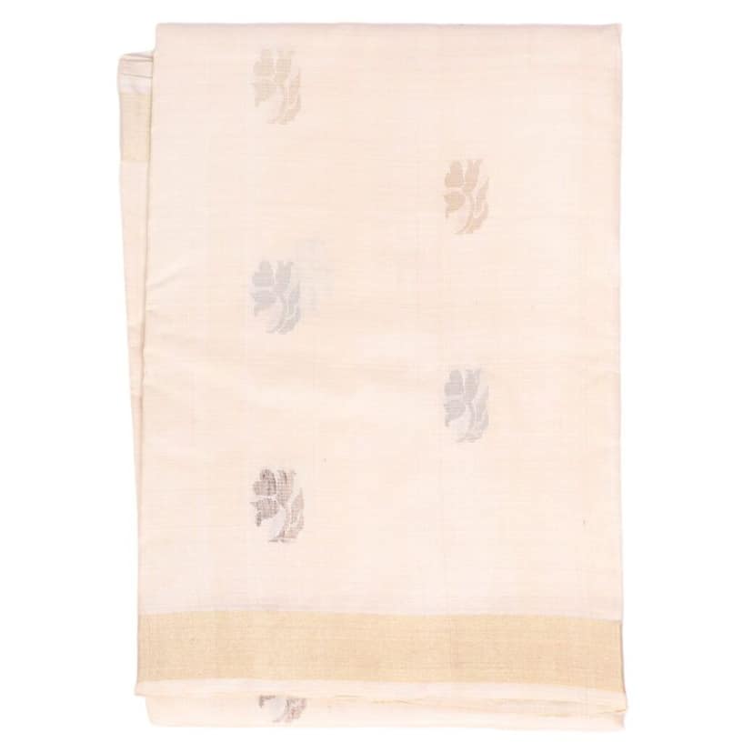 HANDLOOM KOSA SAREE WITH BLOUSE (SKU - 1ST202131220 SAREE- 152) view 5