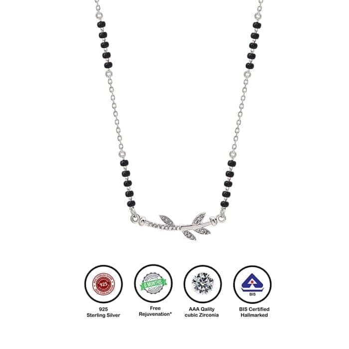 Silver Evergreen Mangalsutra view 7