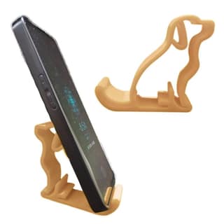 Dog-Shaped 3D Printed Mobile Phone Stand for Smartphones
