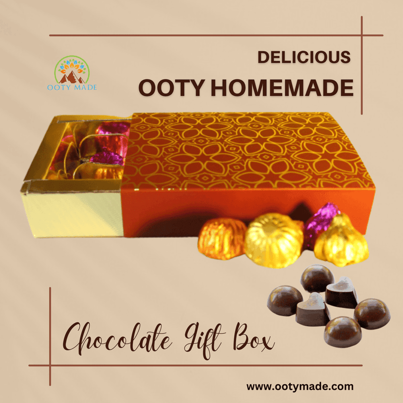 OotyMade Love Chocolate Gift Box - 6 Pieces view 4