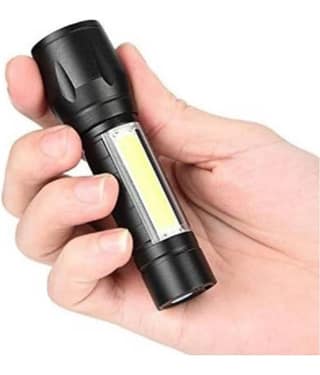 CHARKEE - 10W Rechargeable Flashlight Torch ( Pack of 1 )
