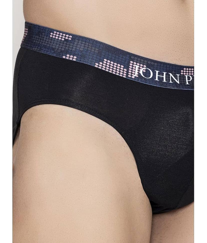 John Players Black John Players Briefs Cotton Men's Briefs ( Pack of 1 ) view 2