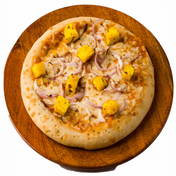 Onion & paneer pizza