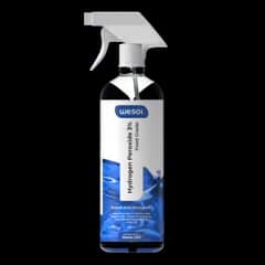 Wesol Hydrogen Peroxide 3% Food Grade | Multi-Use Disinfectant | Kills 99.9% Germs & Viruses | 500ml Pack - Best For Cleaning, General disinfection, deodorising, Hydroponics, Food production units. view 10