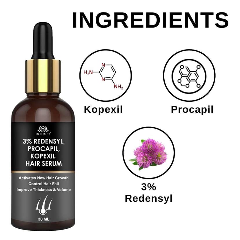 Intimify Hair Growth Serum, hair regrowth, strong hair, hair nourishment, anti hairfall, 30 ml view 3