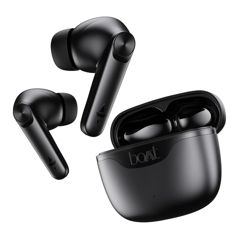Boat Airdopes 207 TWS in Ear Earbuds with 50 Hrs Playtime, Quad Mics with Enx Tech, ASAP Charging, Iwp Tech, Beast Mode with 50 Ms Low Latency, Bluetooth V5.3, USB Type-C Port & Ipx5(Carbon Black)