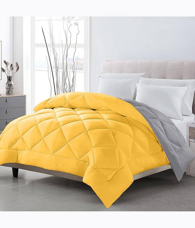 Jinaya's Microfiber Solid Single Size Comforter ( 229 x 152 cm ) - Multi ( ) view 2