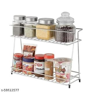 NEXO Stainless Steel 2 Layer Kitchen Spice Rack Modular (variant)