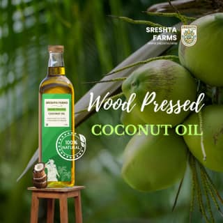 Sreshta Farms Wood Pressed Coconut Oil