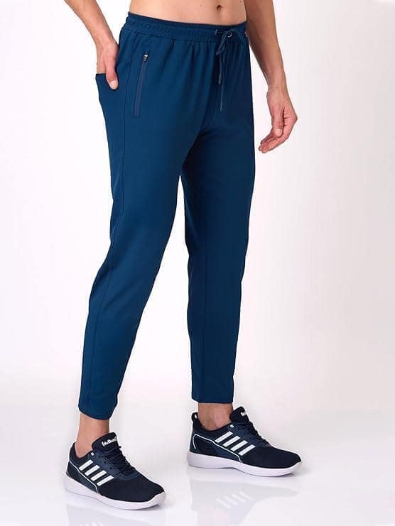 MS Sports Men's Regular Fit Track Color Blue view 4